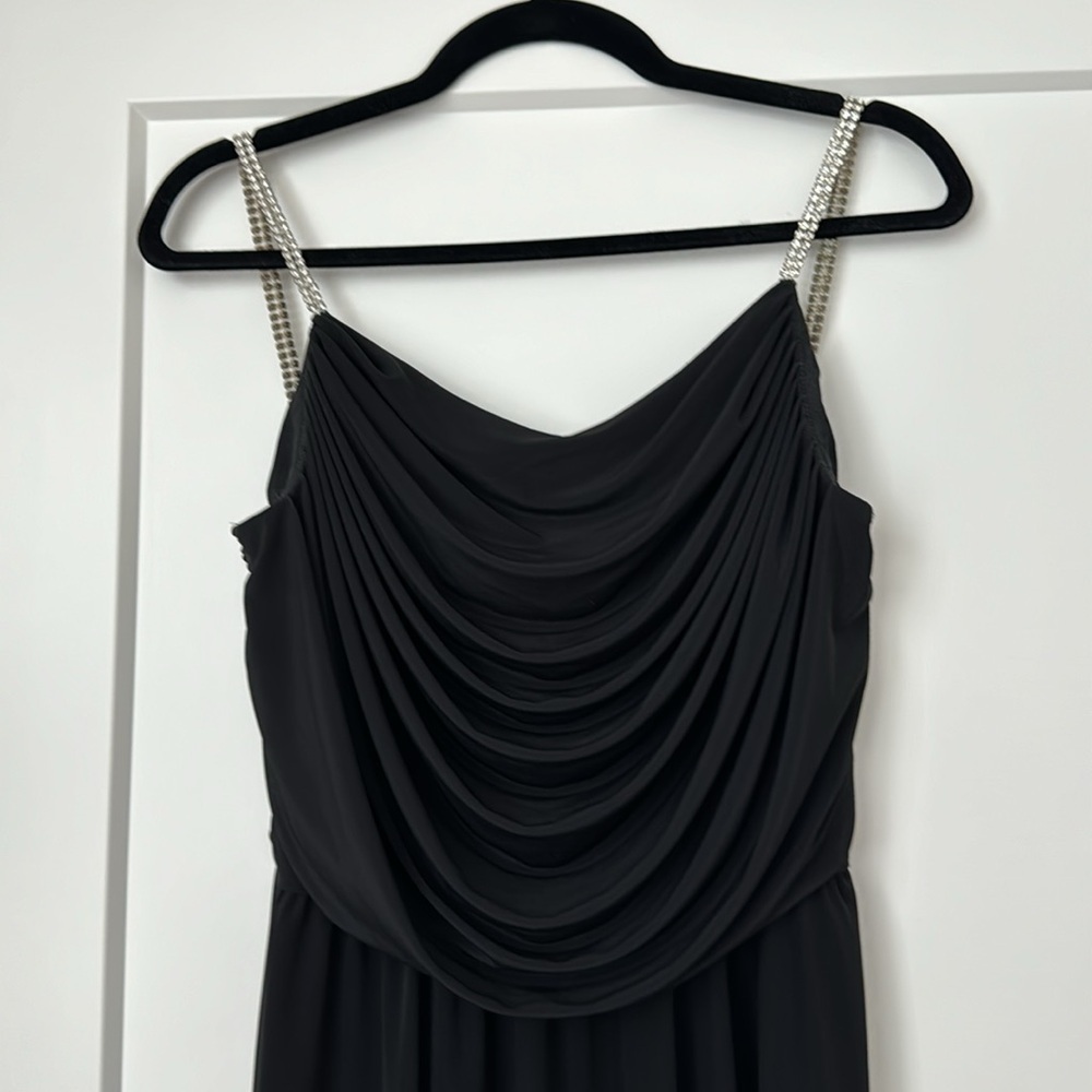 Vintage 70s Rhinestone Strap Dress - Picture 2 of 14